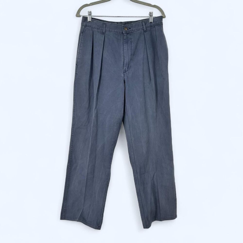 Levi's 921 Twill Chinos Slate Blue Pants 32 x 29.75” 1989 True Vintage
